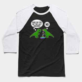 Who eat the Last Dinosaur Baseball T-Shirt